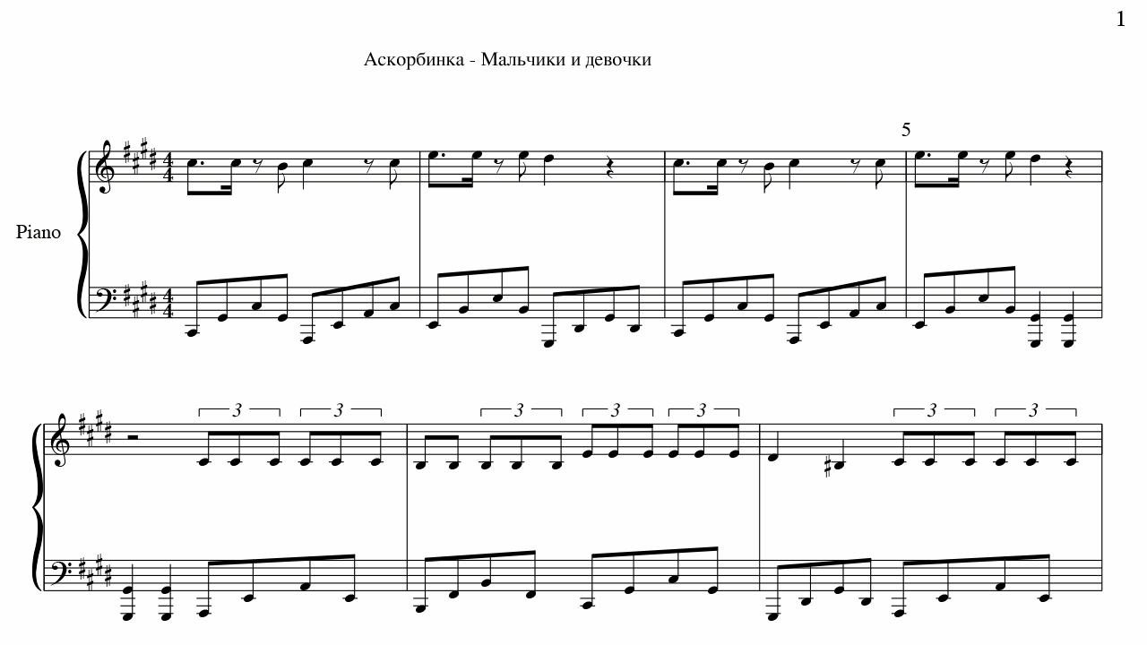 Аккорды песни аскорбинка. Аскорбинка мальчики и девочки. Мальчики и девочки аскорбинка Ноты. Аскорбинка мальчики и девочки Ноты для фортепиано. Аскорбинка мальчик и девочка на пианино Ноты.